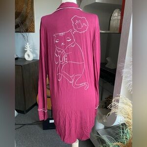 New Wildfox Cat Nap Sleep Shirt Pajama Meow Beach Jumper Top amiri dolls kill